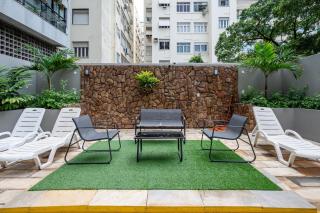 Swimming pool, sauna, and gym on Arpoador - 3