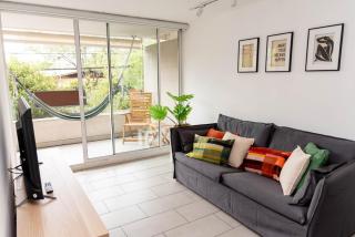 Departamento de Diseño con Terraza & Hamaca - 0