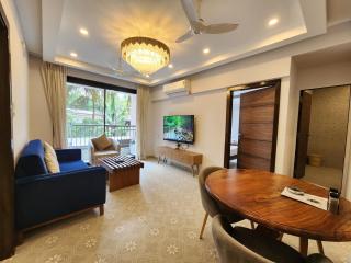 Candolim 2BHK Apartment - Mangrove View, Pool, Near Beach, Fast WiFi, Pet Friendly - 0