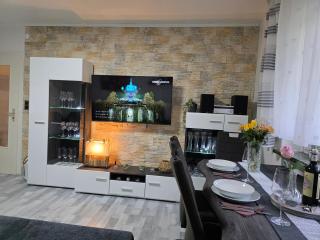 Exklusives und helles Erdgeschoss-Apartment No 5 im Zentrum von Kassel, schnelles 1Gbit Internet, Geschirrspüler, Boxspringbetten - 5