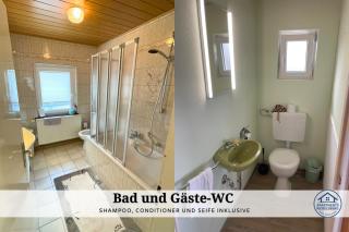 Apartment Rosie - Rustikal und top ausgestattet und ideal für Gruppen bis 6 Personen und Hund, egal ob Familie, Kollegen oder Freunde, 85qm mit Garten und eigener Garage - 1