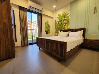 Bright Candolim 1BHK with Pool, Gym, Parking - 5 Minutes to Beach - 3