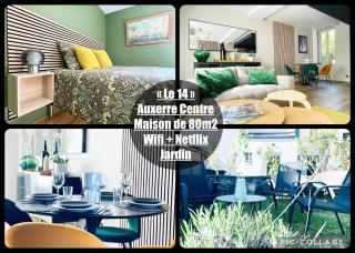Maison et Jardin Le 14 - Auxerre Centre - Wifi - Netflix - Confort et Détente - 0