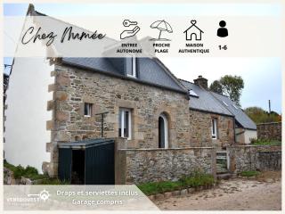Charmante maison bretonne en pierre avec jardin - 6 pers - 0