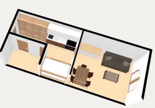 Centre, Pistes à pied, Vue magnifique, Calme, Tout renové, Grande terrasse - 7