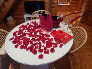 La casica de madera con Jacuzzi exterior y barbacoa - 2