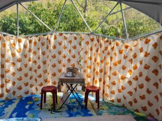 A dome At Treehouse Outdoor Bathroom Facing The Mountains - 5