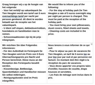 Chalet 108 met airco familie camping de Tien Heugten Schoonloo Drenthe - 2