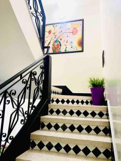 Appartement Riad style-Sky view Au centre ville, internet Fibre, canal plus, chaînes internationales - 7