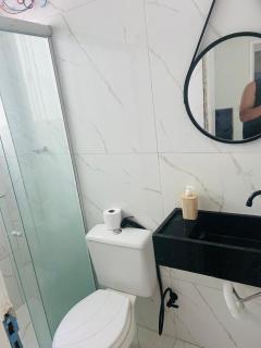 Flat a uma quadra da praia - 1