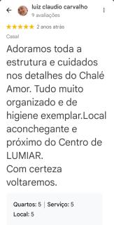 Chalés Mimar Lumiar Suítes individuais - 1