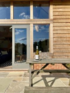 Stylish Barn with Meadow Views & Brookside Garden - 6