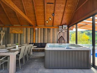 Nad Zalew dom z basenem letnim, jacuzzi i sauną, jezioro i trasa Velo Czorsztyn w pobliżu - 6
