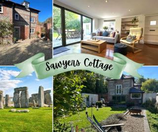 Riverside Sawyers Cottage nr Stonehenge with Garden - 0