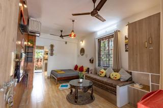 Ground Floor Studio With S Pool 3 Min Ride To Benaulim Beach - Benaulim - 9