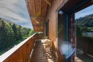 Chalet moderne et cosy en bois, sauna, terrasse et vue montagne - 3