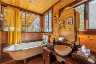 Cozy Cabin Hot Tub Sauna Fireplace - 6