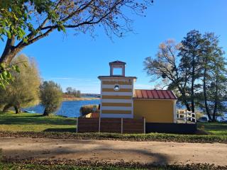 Mazurska Latarnia z prywatną plażą i stawem - 8