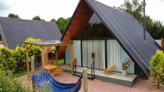 Chalé com banheira de hidromassagem e lareira l Chalé Azul - 4