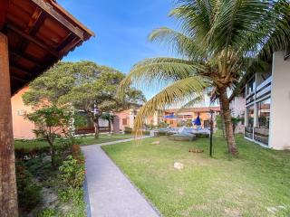 Flat com 1 quarto com ar split, sala e cozinha completa, No condomínio Portal do Atlântico a 100m praia de Taperapuã (Barraca do Gaúcho) , portaria 24hrs, piscina. - 4