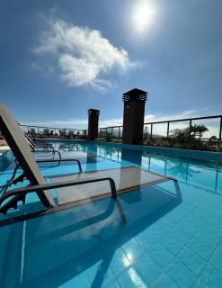 Apartamento 209 Piscina Academia Varanda com Churrasqueira Split - 0