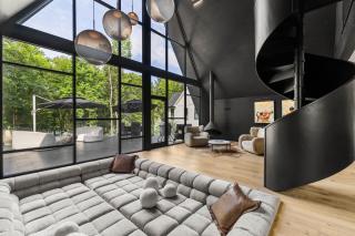 Midnight Raven Lake House - luxury a-frame w boat - 9