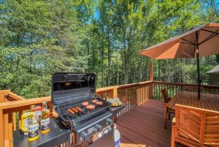 Secluded Log Cabin with Hot Tub Fire Pit Game Room - 6