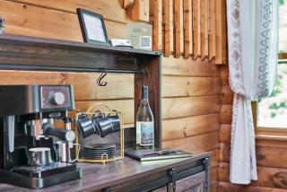 Secluded Log Cabin with Hot Tub Fire Pit Game Room - 4