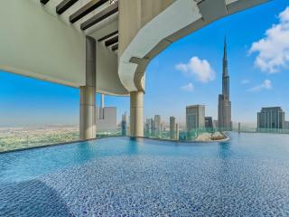 CH Burj Khalifa View Pool 1BR Paramount Escape - 9