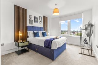 Modern 2BR Urban Nest In Salford, Manchester for 4 - 7