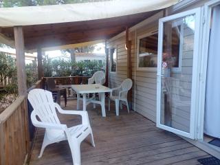 Trigano évolution 35 climatisé, 3 chambres dans camping 4 étoiles à La Presqu'ile du Barcares - Le Barcarès - 6