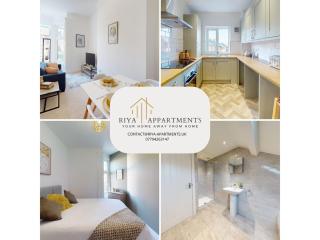 Riya Apartments - 3 Bedroom, 5 beds, 1 Bathroom, Fast Wifi, Sky Sports, Free Parking, 20 PERCENT OFF LONG STAY - PERFECT FOR CONTRACTORS - 0