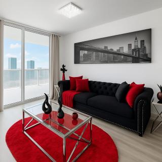 Luxury Penthouse with Balcony Bed and Bay & City View - 3