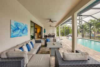 Private Poolside Lounge! Waterfront Cape Coral Gem - 9