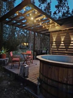 Cabaña Matanzas tinaja privada vista al bosque - 6