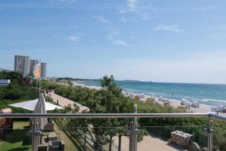 Inselblume 01 - Ferienwohnung mit Meerblick und Balkon am Südstrand - 4