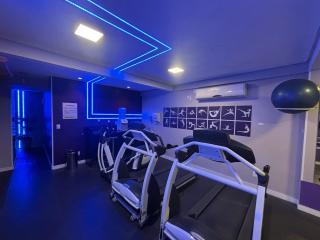 Acomodações completas em prédio com piscina e academia no Centro de Florianópolis - LINs - 4