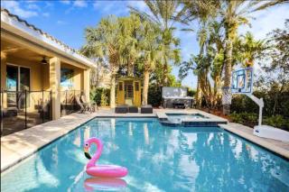 Epic 8Br 8Ba 4k sq ft Villa with Movie Theater Private Pool Spa Sauna Hot Tub Firepit Gaming Room and Arcade - 10mins from Disney Orlando FL - 0