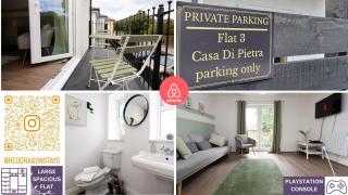 large 2 bed central apartment with balcony and private parking - 6