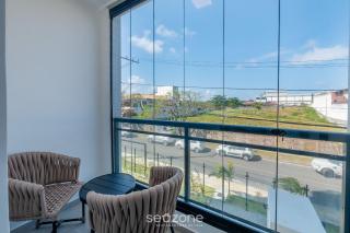 Aptos completos em prédio com piscina a 280m da Praia - CLFs - 8