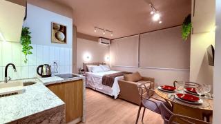 Studio Aconchego III portaria 24h, garagem e elevador - 0