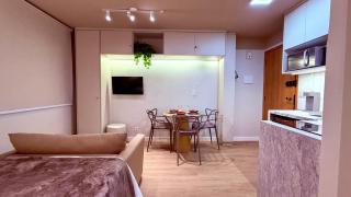 Studio Aconchego III portaria 24h, garagem e elevador - 9