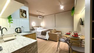 Studio Aconchego III portaria 24h, garagem e elevador - 2