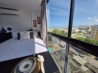 Flat602 na cobertura - Luxo Beira Mar Caribessa - vista mar - 3