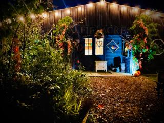 Alfie Acres - Secluded Cabin set in 5 Acres of Privacy, with Exclusive use of Swimming Pool and Hot Tub for up to 10 Guests - 0