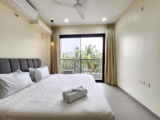 Peaceful Candolim 2BHK Apartment - Family Stay, Scenic View, Pool - 0