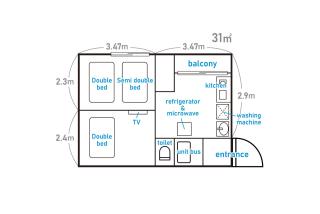 Belmont 301 3min to Station Easy Access Ueno Asakusa Skytree Sleeps 5 - 3