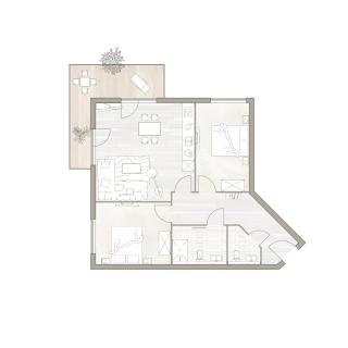 Binnendiek Resort Haus 2 Wohnung 2 - 4