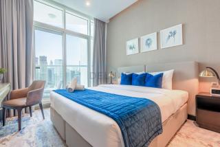 Full Canal Views, Minutes from Downtown and Burj Khalifa, Close to Metro Station - Prive By Damac B, Business Bay by Deluxe Holiday Homes - 4