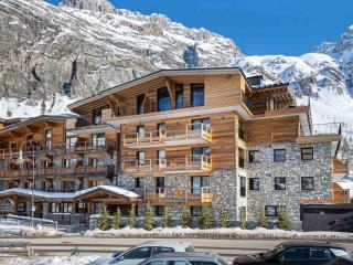 Superbe penthouse face aux pistes, 5 chambres avec salle de bain, cheminée, jusqu'à 10 personnes - FR-1-844-8 - 1